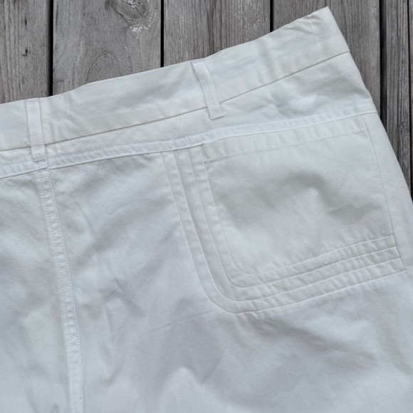 Custo Barcelona White Derailed Wide Leg Pants - Picture 4 of 7